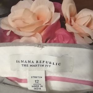 NWOT Banana Republic Pants Martin Fit Sz 12